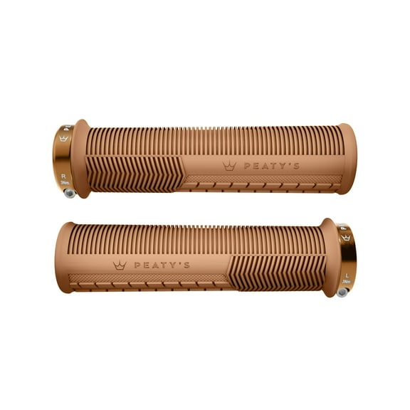 Peaty's Monarch Grips - Mushroom or Knurl/Thick or Thin - Trail Comfort, Durable, Ergonomic Fin