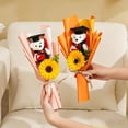 thumbnail image 4 of Wood Graduation Flower Bouquet with Handmade Sunflower and Bear Decor — Durable, Versatile Keepsake for Celebrations and Home Decor, 4 of 5