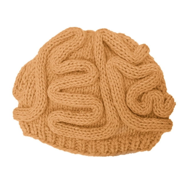Clearance! Reweti Funny Brain Knitted Hat, Knitted Personalized Brain Hat, Winter Hat