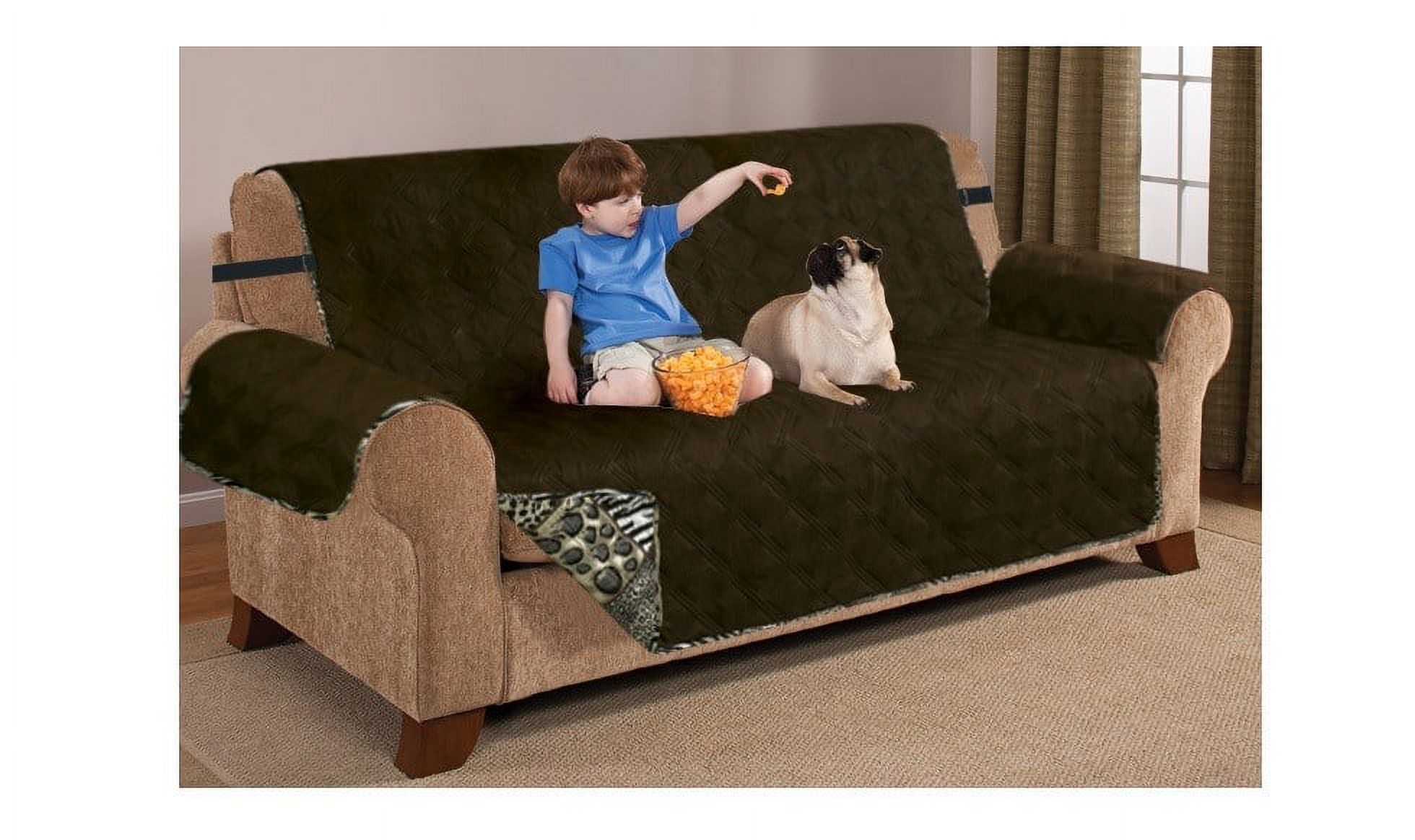 212 Main 904590 Sofa Furniture Protector - Safari - image 2 of 2