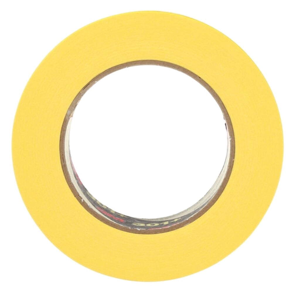 3M 301+ Performance Yellow Masking Tape, 1.5 Inches x 60 Yards