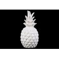 thumbnail image 3 of Urban Trends Collection 46908 Ceramic Pineapple Figurine, White, 3 of 3
