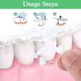 thumbnail image 3 of 2000 pieces of dental floss sticks, travel pack toothpicks and interdental cleaners, non-slip handle, easily slides between teeth, oral care health, prevents tooth decay (40 box set), 3 of 4
