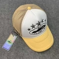 thumbnail image 1 of CRTZ Trucker Hat | Stylish Truck Driver Cap | Classic Outdoor Hat | Breathable Design | 1Pcs (Yellow), 1 of 1