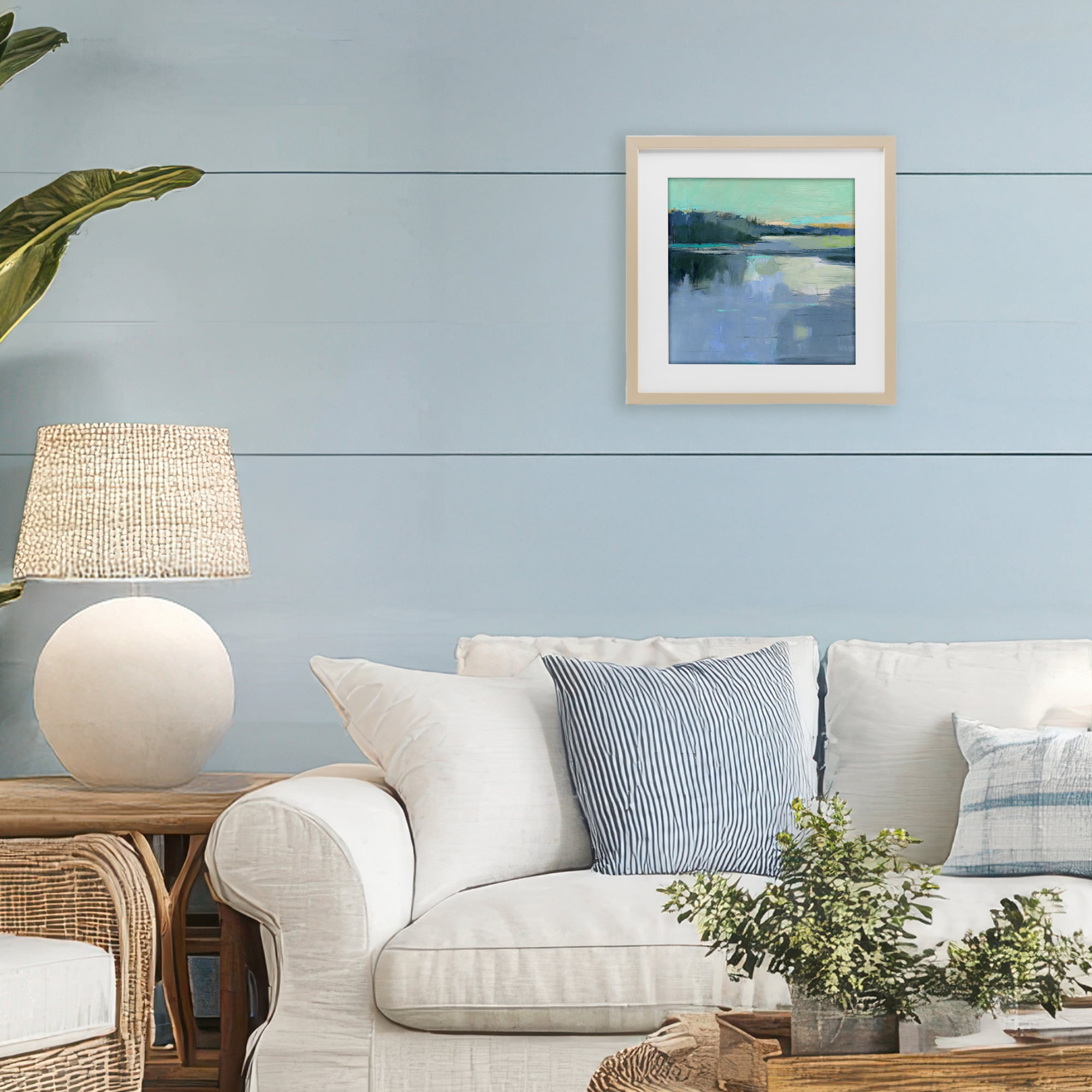 Stupell Industries Brave Boat Harbor Birch Framed Print Under Glass, design by Kathleen Robbins