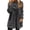 Dark Gray, variant on Ozmmyan Womens Fleece Sweatshirts solid color Loose Crew neck mid length Sweat Shirts autumn and winter casual large pocket style