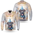 thumbnail image 3 of Watercolor Cane Corso Happy Birthday Celebration Balloons Gift Party All Over Print 3D Baseball Jacket Italian Mastiff Dog Lover Gifts Idea Bomber Jacket Softball - 00028, 3 of 6
