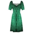 thumbnail image 4 of Emerald Green faux glitter sparkles Sleeveless Dress prom dresses elegant women's sets, 4 of 6