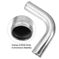 thumbnail image 5 of 2 Pcs OD 3" Leg Length 6" Car Aluminum Alloy Tube Intercooler Pipe 90 Degree Bend Elbow Air Intake Tubing, 5 of 6
