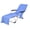 Blue, variant on Muka Microfiber Terry Cloth Beach Pool Lounge Chair Cover Convenient Pocket, 29" x 83"-Blue