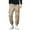 Khaki, variant on SGMVNU Cargo Pants for Men Fashion Loose Wool Plus Size Sports Harem Pants Nine Pants Casual Trousers(Black, Size M)