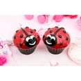 thumbnail image 2 of Ceramic Ladybug Cupcake Salt and Pepper Shakers, 2 of 3