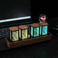 thumbnail image 4 of Nixie Tube Clock Digital, 12/24H Display, Wifi Time Calibration and Alarm, 4 of 5
