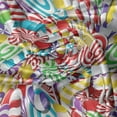 thumbnail image 5 of Ambesonne Candy Cane Valance Pack of 2, Bonbons Lollipops, 54"X18", Multicolor, 5 of 5