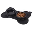 thumbnail image 2 of Methold Cuenco para mascotas de 2 uds., alimentador lento de silicona con bandeja, alfombrilla antideslizante, cuenco de alimentación para Suministros para perros, 2 of 6