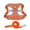 Orange, variant on Walbest Dogs Harness Vest and Leash Anti Escape Cat Chest Strap Pet Collar for Small Breeds Dog Accessories French Bulldog Chihuahua
