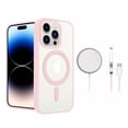 thumbnail image 1 of Funda para Iphone MR. GADGETS Magsafe Uso Rudo con cargador Inalámbrico Color rosa, 1 of 7