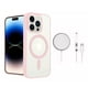 thumbnail image 1 of Funda Para iPhone Magsafe Uso Rudo + Cargador Iphone 16 plus Color Rosa, 1 of 7