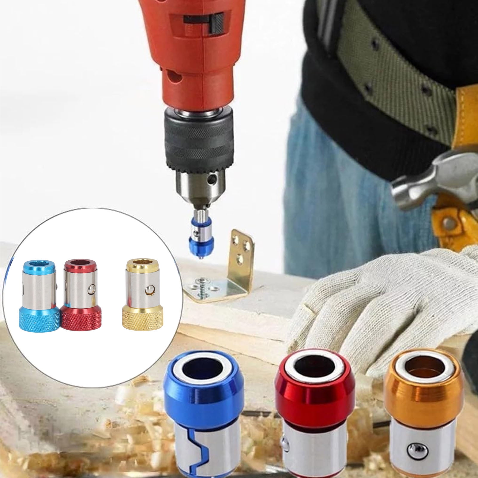 3 Anillos Magnéticos Para Destornillador Hexagonal 6 Mm | Envío gratis 3 Anillos Magnéticos Para Destornillador Hexagonal 6 Mm | Envío gratis