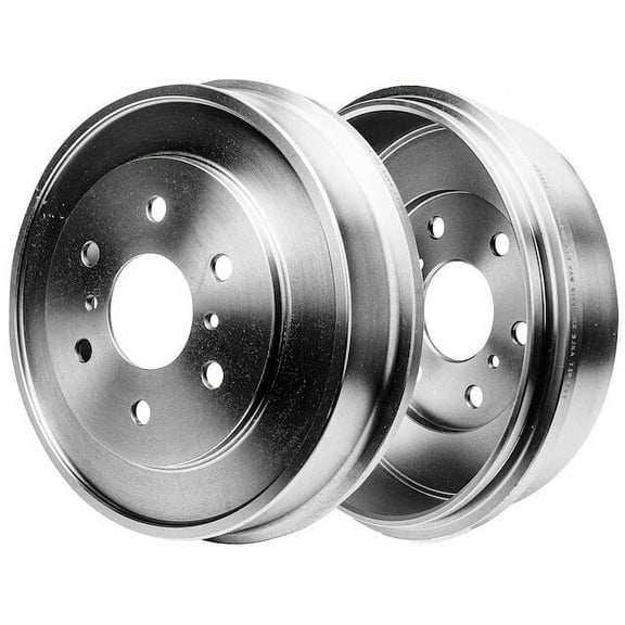 Rear Brake Drum Set - Compatible with 2005 - 2008 Chevy Silverado 1500 2006 2007