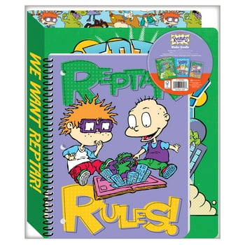 Nickelodeon Rugrats Stationery Bundle, 3-Ring, 1" Binder, , Composition Book, Folder