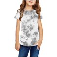 thumbnail image 5 of Boys Girls Shirts Casual Summer Tie-Dyed Blouses Cute Tee Shirt Tops Size 3-13 Years, 5 of 5