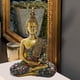 thumbnail image 3 of Estatua de Buda sentado Estatuillas sentadas Escultura Iluminación Showpiece Tailandés para el hogar Hotel Escritorio Meditación Decoración Obra EstiloD perfecl Estatua de Buda, 3 of 8