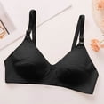 thumbnail image 5 of Mgmyaa Bras for Women Solid Color Back Buckle Thin Style Ventilate Bra Wireless Bras, 5 of 5