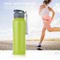 thumbnail image 3 of Labymos Bouteille d'Eau de Sport 750mL Grande Capacité avec Sangle en Acier Inoxydable Étanche, 3 of 7