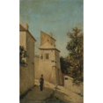 thumbnail image 2 of Louis Hista 16x24 Gold Ornate Framed and Double Matted Museum Art Print Titled - Rue Du Mont-Cenis, at the Corner of Rue Saint-Vincent, in Montmartre, 18th Arrondissement (1870-1880), 2 of 4