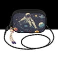 thumbnail image 2 of FORMRS Mini Crossbody Bag for Women Adjustable Shoulder Rope Travel Casual Phone Purse, Astronaut Space, 2 of 7