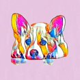 thumbnail image 3 of CafePress - Colorful Corgi Puppy T Shirt - Women's Nightshirt, 3 of 4