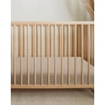 thumbnail image 4 of GHSDFBB Mini Crib Sheets for Baby, Fitted Pack N Play Mattress and Mini Cribs 24"x38", Neutral Muslin Cotton Mini Crib Mattress Sheet with Boho Style, Soft and Breathable Comfort (Beige, Mini Cr, 4 of 6