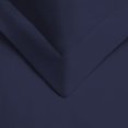 thumbnail image 3 of 400-Thread Count 100% Egyptian Cotton Elegant Solid Duvet Cover Set Navy Blue / King/Cal King, 3 of 5