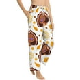 thumbnail image 2 of Balery Fall Turkey print Women's Pajama Pants,Ultra Lightweight Pjs,Lounge Pant-Large, 2 of 9