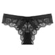 thumbnail image 2 of Gibobby Tangas de mujer sexy Logo de personalizado, Tangas a rayas de cintura , Bikini , tangas personalizadas, ropa interior de mujer, bragas, Tanga de algodón(Negro,CH), 2 of 4