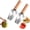 2, variant on Stainless Steel Watermelon Slicer with Wooden Handle, V-Shaped Watermelon Knife for Cutting Watermelon, Cantaloupe, Honeydew, Kitchen Gadget for Summer Fruit