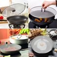 thumbnail image 5 of Protector contra salpicaduras para cocinar, protector contra salpicaduras de grasa de acero inoxidable para sartén, tapas de malla fina, juego de 3 (10", 11,5", 13"), 5 of 5