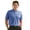 Arctic Blue, variant on Monterey Club Men's Zone Tech Contrast Golf Polo Shirt #1527
