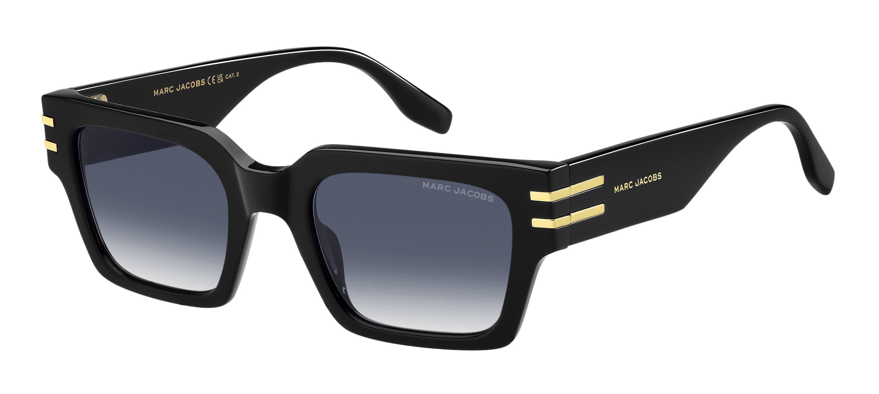 Tom Ford Whyat Square Sunglasses TF709 01G Black 0mm 709 - Walmart.com
