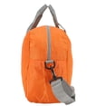 thumbnail image 6 of Lightweight Foldable Gym Duffle Bag with Separate Shoe Compartment Water Bottle Pocket Detachable Strap for Travel Sports Weekend Trip,Orange, 6 of 8