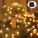 thumbnail image 3 of Fiudx Guirnalda de Luces Solares, Decoración Led con Bolas de Cristal de Colores, Diseño de Bajo Consumo con Energía Solar, Iluminación Exterior Resistente a La Intemperie, Ideal para Bodas, Jardines, 3 of 6