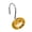 Gold, variant on Crystal Diamond Round Shower Curtain Hooks Rings for Bathroom,12PCS