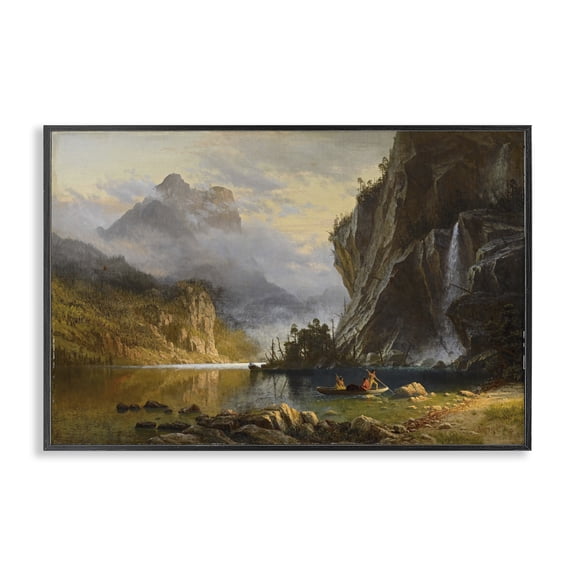 Stupell Industries Transitional Black Framed Giclee Art, 18 x 12, by one1000paintings