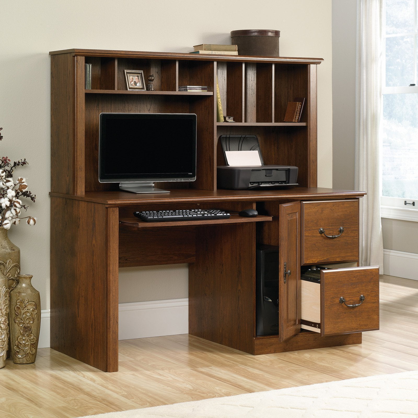 Sauder orchard hills online corner computer desk