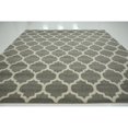 thumbnail image 4 of Unique Loom 3120669 Moroccan Lattice Square Rug, 10', Gray/Beige, 4 of 5