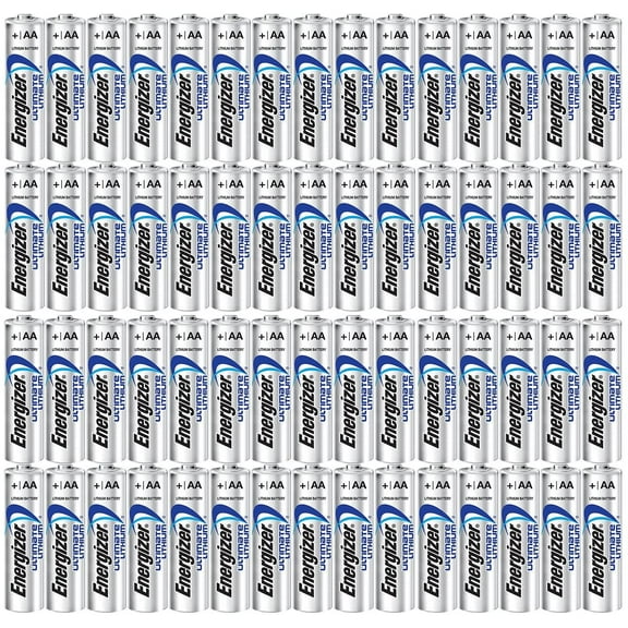 48 Energizer AA Ultimate Lithium L91BP Batteries
