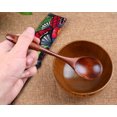 thumbnail image 3 of HomeDM Wooden Ladle Spoon Non-Stick Wooden Spoons Soup Cooking Spoons Natural Wood Kitchen Utensils for Cooking Stirring Serving, 3 of 4