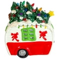 thumbnail image 3 of Northlight LED Lighted Santa and Snowman Camper Christmas Decoration - 7.75", 3 of 4