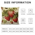 thumbnail image 6 of COMIO  2Pack Vintage Flower Throw Pillow Covers&nbsp;French Rustic Farmhouse Pillow Covers Floral Bicycle&nbsp;Strawberry Pillow Cases Outdoor Cushion Cover for Sofa, 6 of 6